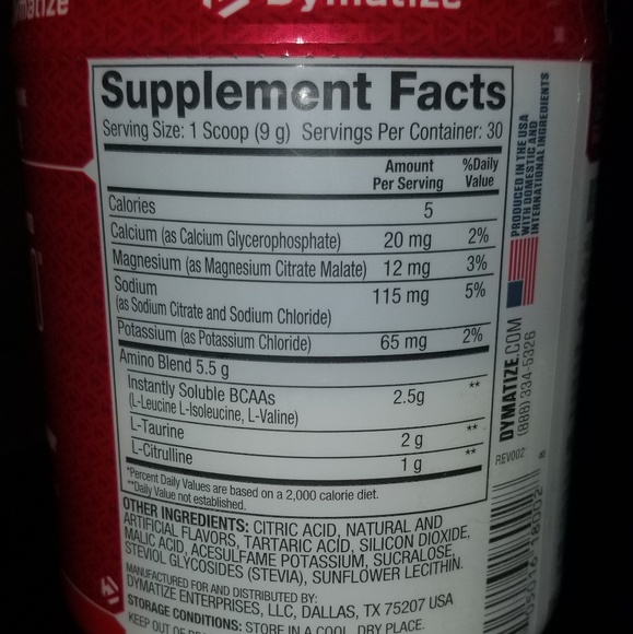 Dymatize Amino Pro Fruit Punch - Picture 2 of 6